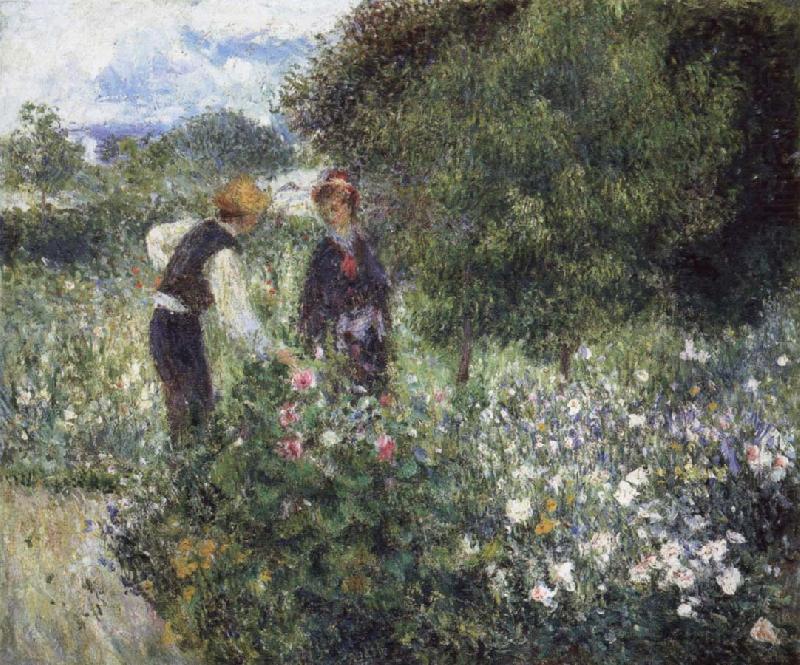 Conversation with the Gardener, Pierre-Auguste Renoir